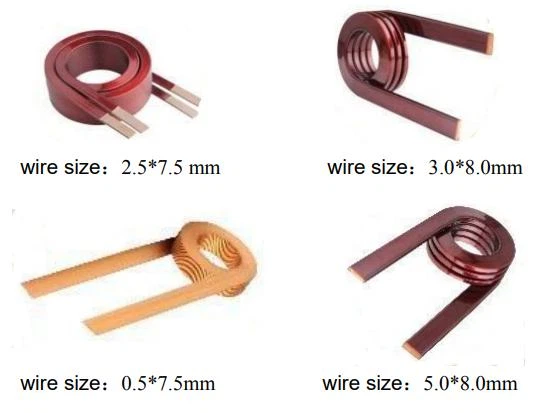 flat-empty core induction coil winding flat-empty core induction coil winding
