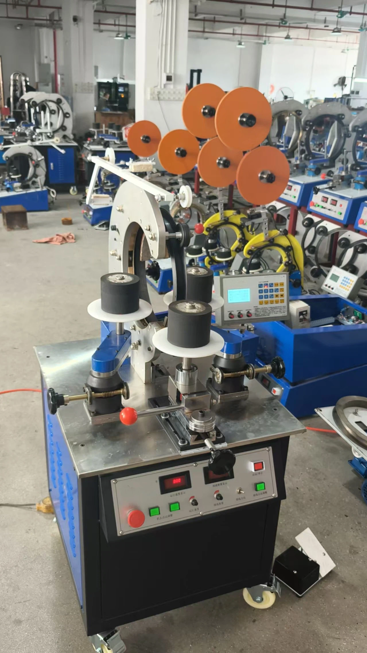 Customized Toroidal Winding Machine about big outside diameter transformer Customized Toroidal Winding Machine about big outside diameter transformer